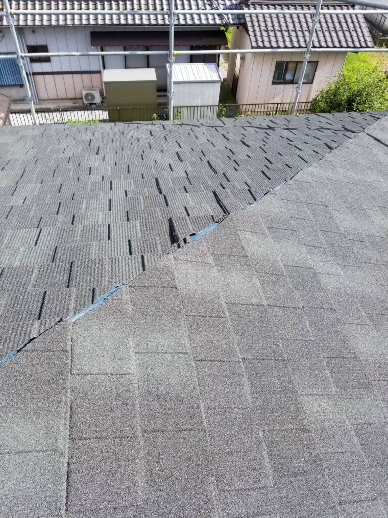 屋根リフォーム　金属屋根へのカバー工法